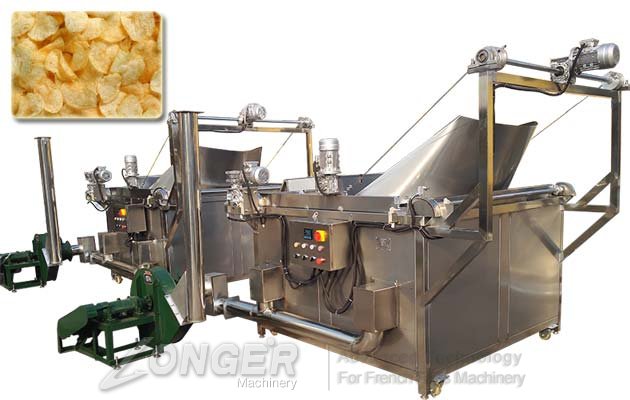 Pellet Chips Fryer Machine wi