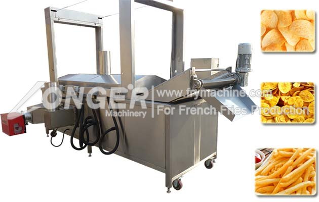 Potato Chips Frying Machine