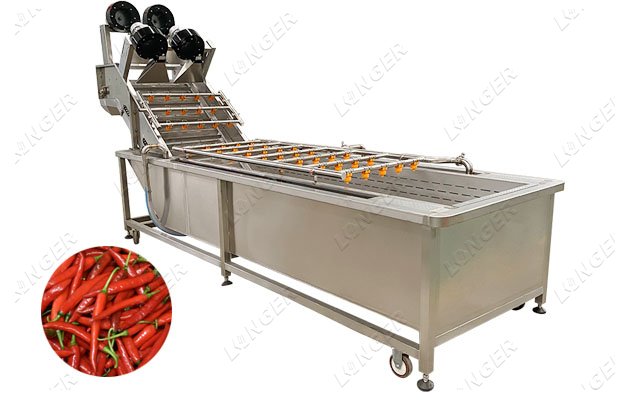 Industrial Bubble Fruit and Vegetable Washing and Drying Machine