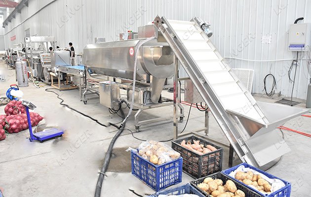 potato chips manufacturing machine