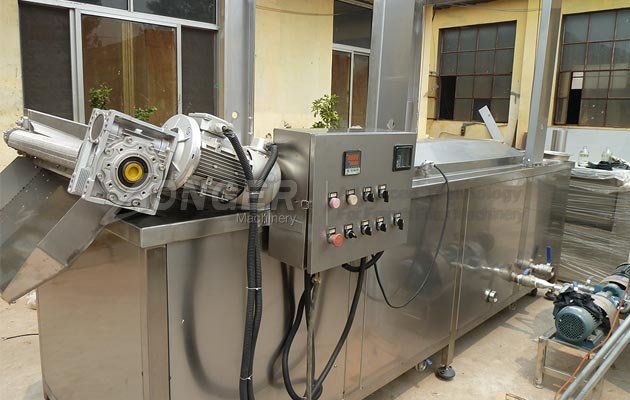 Continuous Banana Chips Fryer Machine