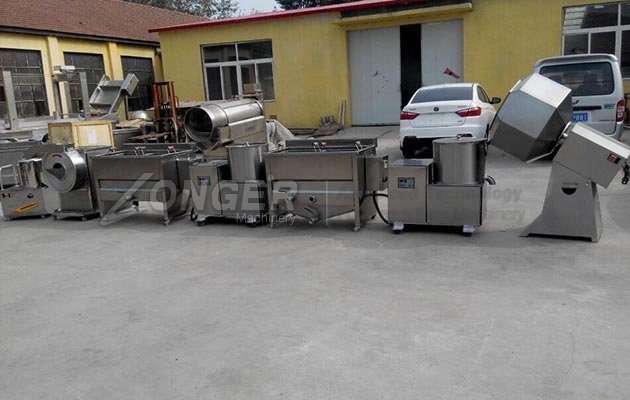 Semi Automatic French Fries Processing Line