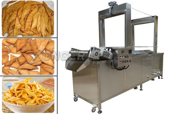 Continuous Torllia Chips Fryer Machine