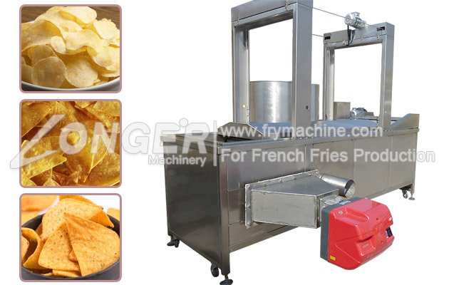 Commercial Potato Chips Batch Fryer Machine