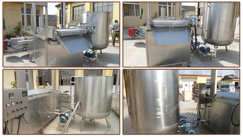 Continuous Fryer for Potato Chips