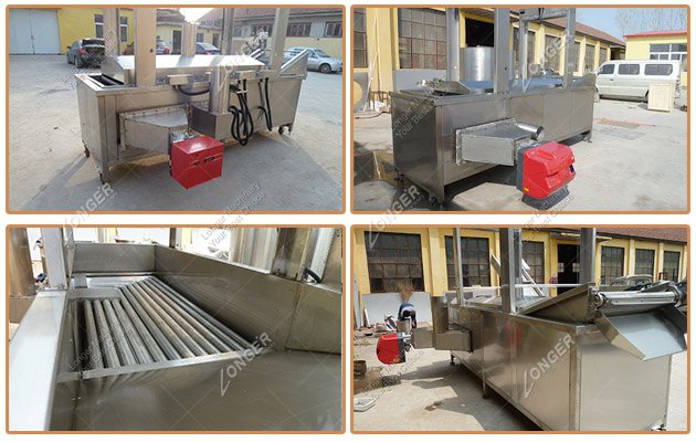 Gas Continuous Frying Machine