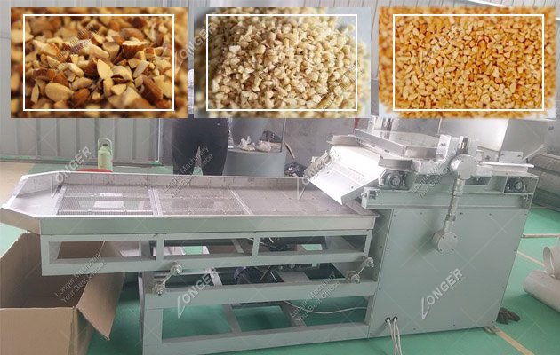 Industrial Almond Chopping Nuts Chopper Peanut Dicing Machine