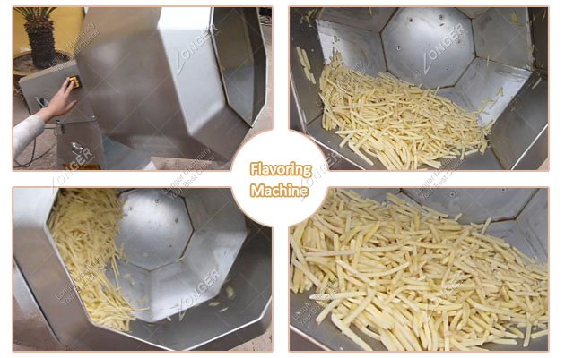 Cashew Nut Flavouring Machine Operating