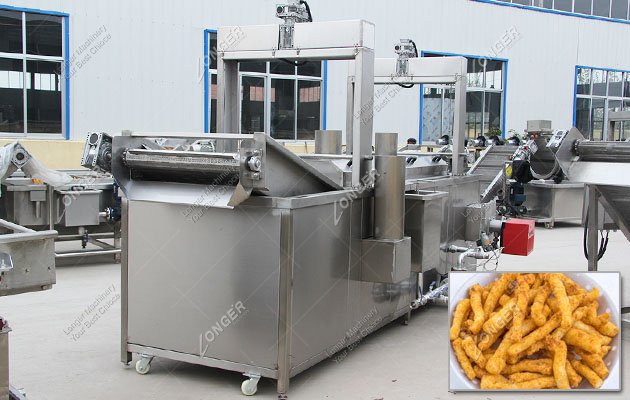 Automatic Extruded Kurkure Fryer Machine