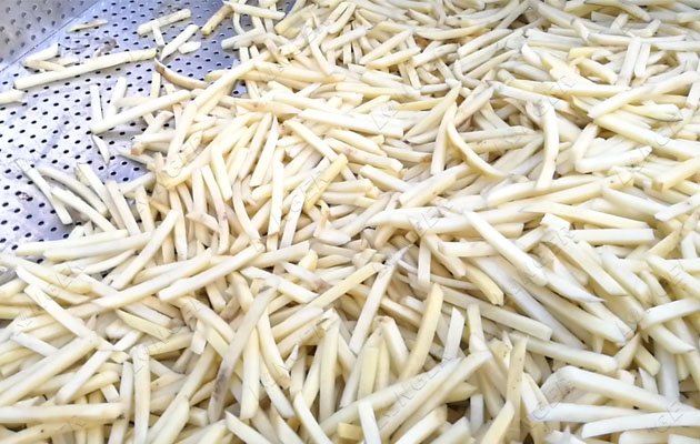 Blanching Potatoes for French Fries