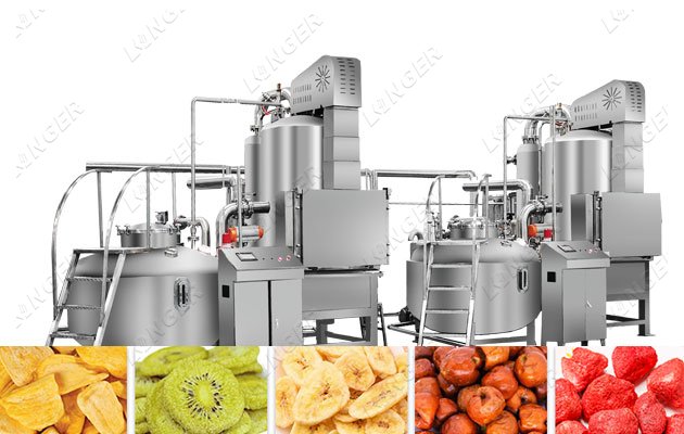 food vacuum frying machine